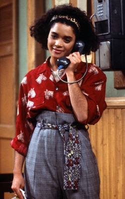 Lisa Bonet as Denise Huxtable on Payphone in A Different World